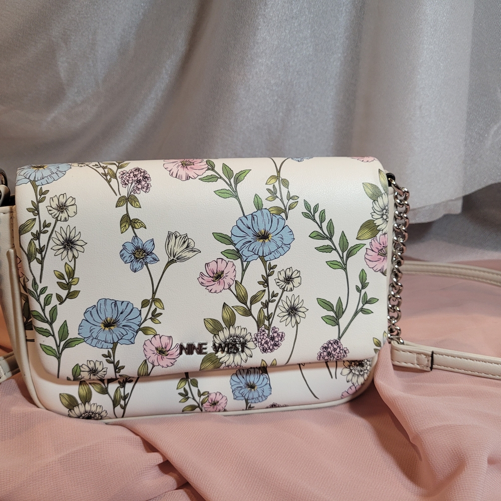 Nine West Floral Crossbody Bag